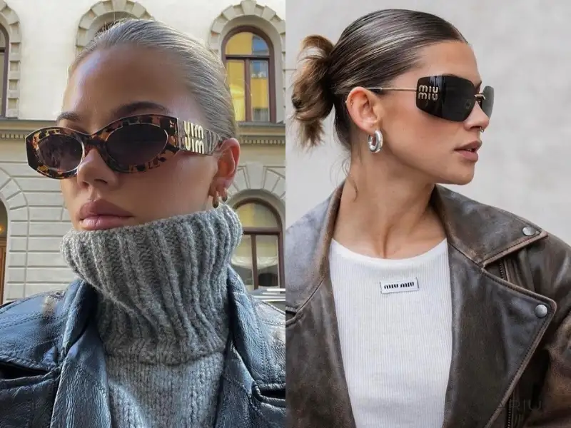 Miu Miu nổi bật với những mẫu kính mắt mang đậm dấu ấn cá tính, phá cách