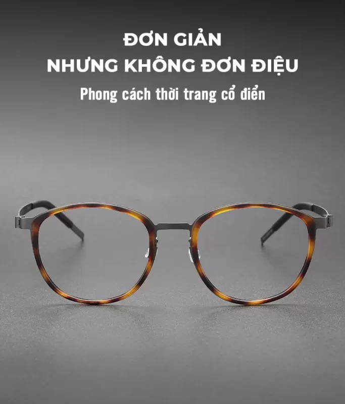 gong kinh mat meo tron titan kavi a25 titanium nguyen chat 1