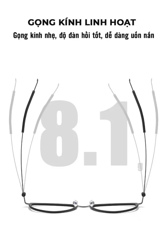 gong kinh mat meo tron titan kavi a25 titanium nguyen chat 12