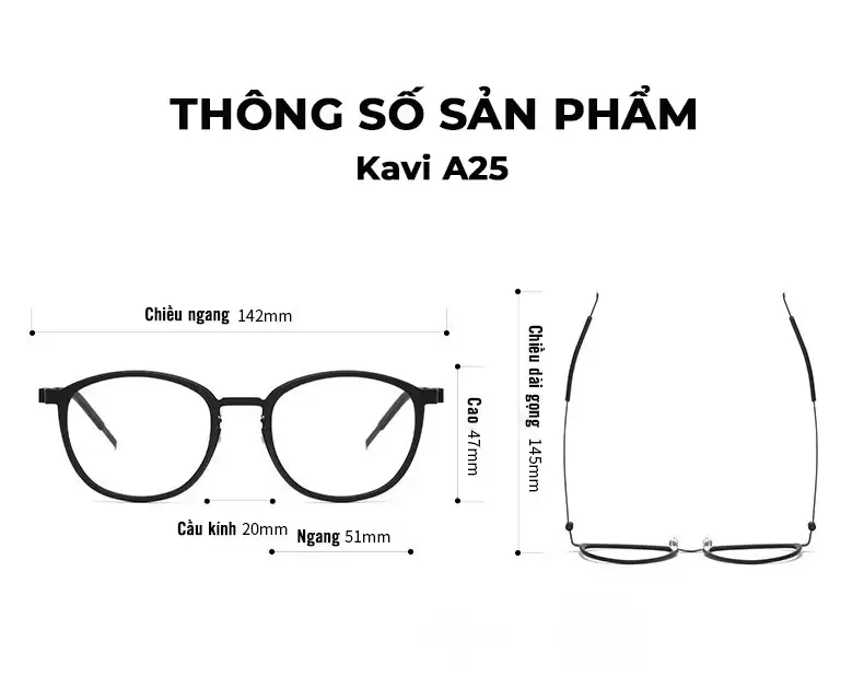 gong kinh mat meo tron titan kavi a25 titanium nguyen chat 5
