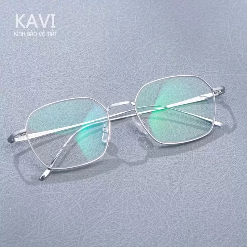 Top 10 Kính Đổi Màu Nam Bán Chạy Nhất Của KAVI 35 kavi a31 kinh titanium dang luc giac chong anh sang xanh doi mau 9