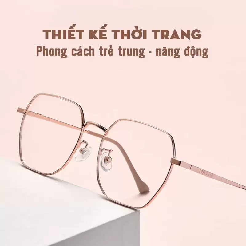 kinh titan danh cho nu mat to kavi a27 kinh chong anh sang xanh dang lon gong luc giac ca tinh 6