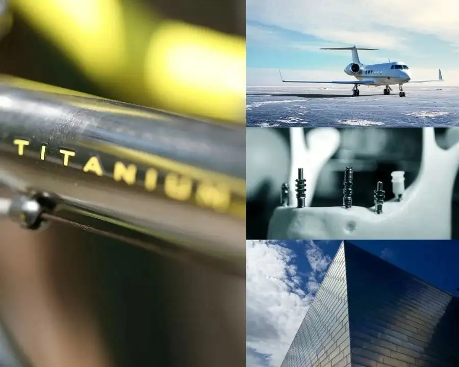 Titanium phổ biến trong ngành nghề hàng không, y khoa và phụ kiện trang sức