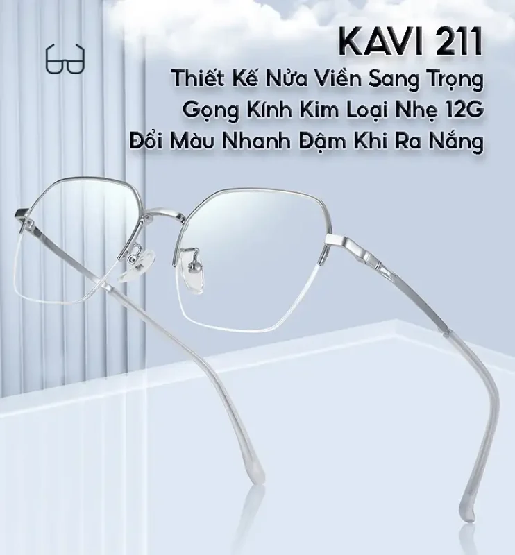 kavi 212 kinh doi mau khi ra nang gong kim loai nua vien cao cap dang luc giac mau bac anh bia