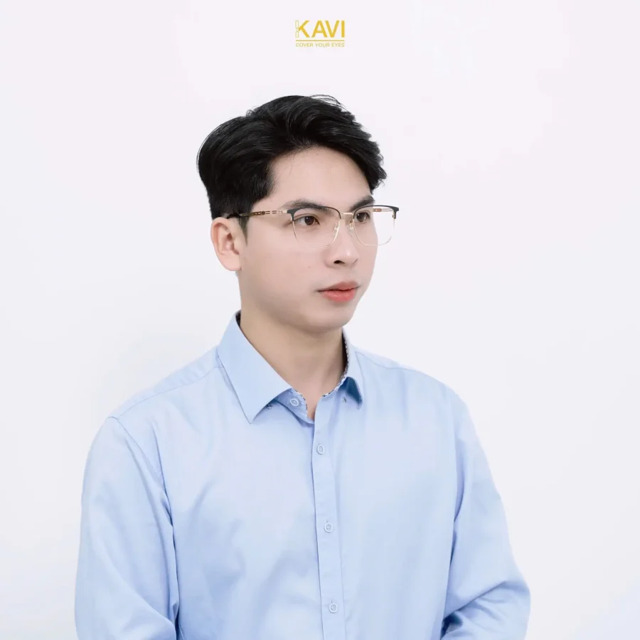 kinh chong anh sang xanh doi mau titan kavi a17 3