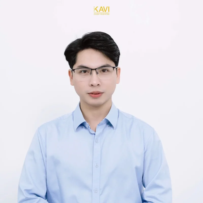 kinh chong anh sang xanh doi mau titan kavi a18 4