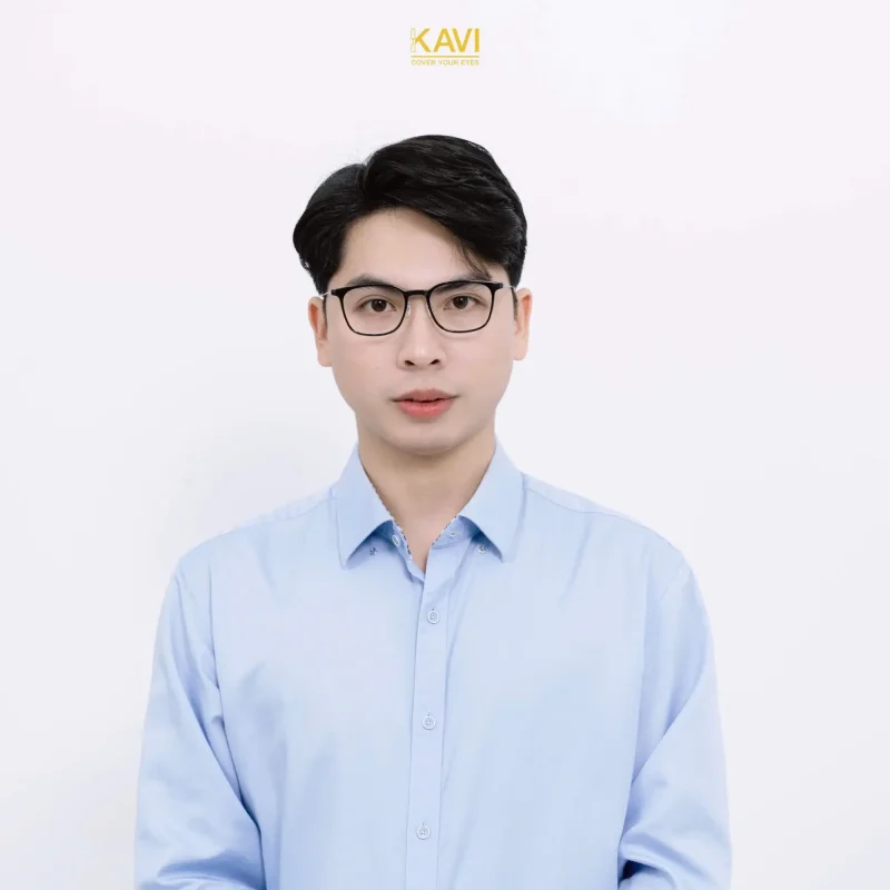 kinh chong anh sang xanh titanium kavi 202 12