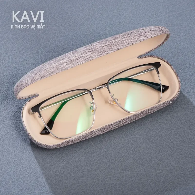 kavi a9 kinh chong anh sang xanh titanium 229