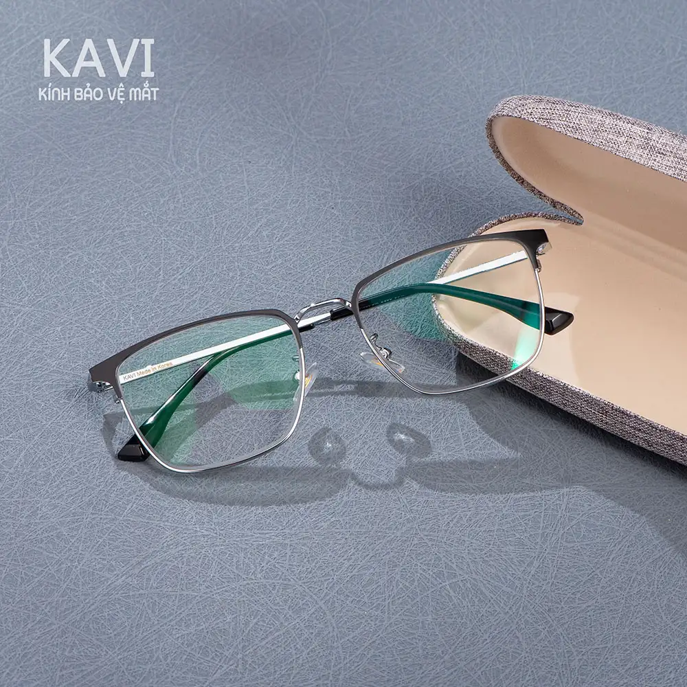 kavi a9 kinh chong anh sang xanh titanium 230