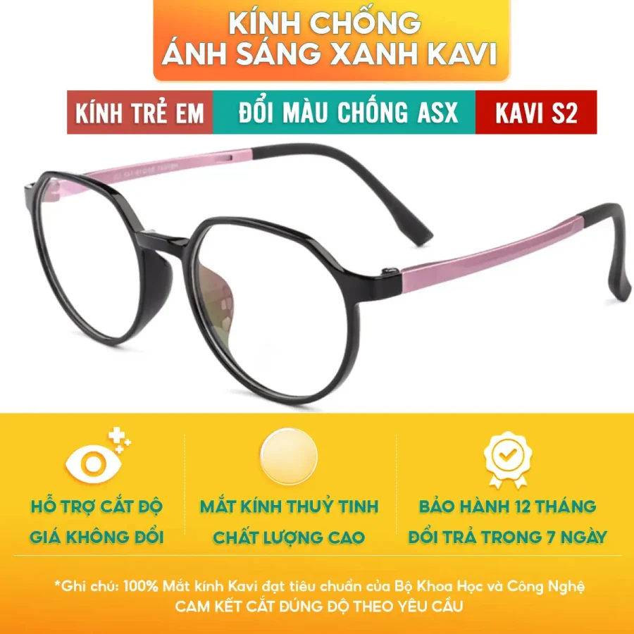 kinh chong anh sang xanh doi mau kavi s21