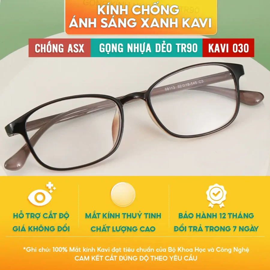 kinh chong anh sang xanh kavi 030