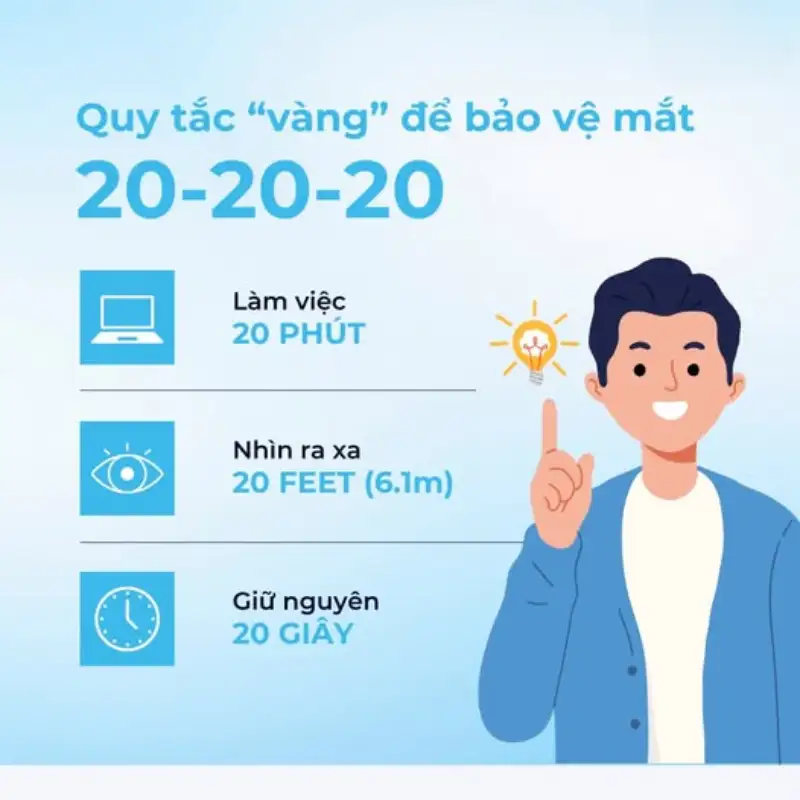 Cham soc mat khi dung may tinh 4