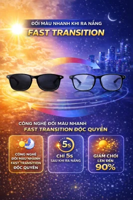 Tròng Kính Đổi Màu Chống Chói Ban Ngày: Loại Nào Đổi Màu Nhanh Nhất Và Bền Nhất? 9 kavi doi mau 2