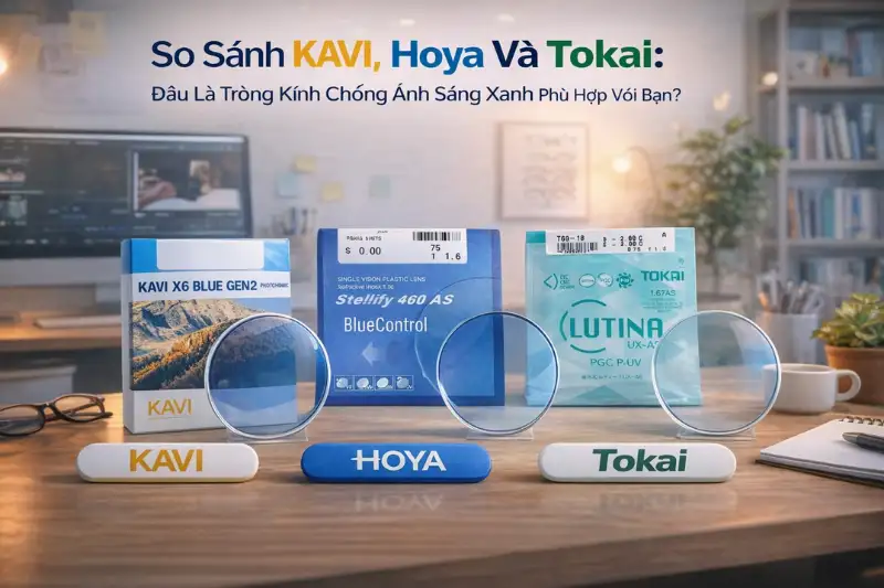 So Sánh KAVI,Hoya Và Tokai: Đâu Là Tròng Kính Chống Ánh Sáng Xanh Phù Hợp Với Bạn? 1 so sanh trong kinh chong anh sang xanh kavi hoya va tokai dau la trong kinh chong anh sang xanh phu hop voi ban 5