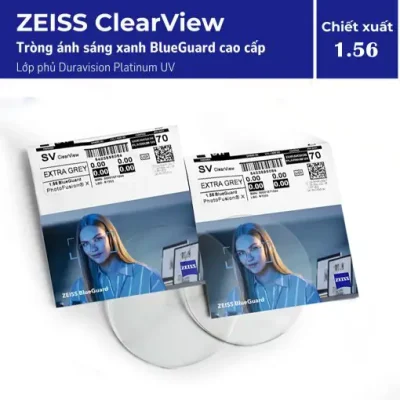 KAVI X6 Blue Gen 2 Photochromic vs Essilor Transitions vs Zeiss: Tại Sao Chênh 4 Lần? 4 clearview 1.56 510x510 1