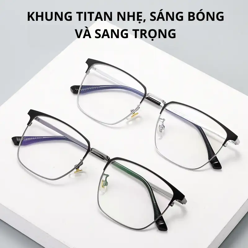 Top 10 Kính Đổi Màu Nam Bán Chạy Nhất Của KAVI 21 Kinh chong anh sang xanh doi mau gong Titan Han Quoc 1 1
