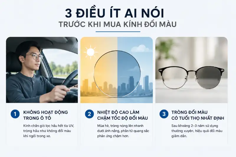 Kính đổi màu không độ loại nào tốt nhất hiện nay 5 kinh doi mau khong do loai nao tot nhat 2