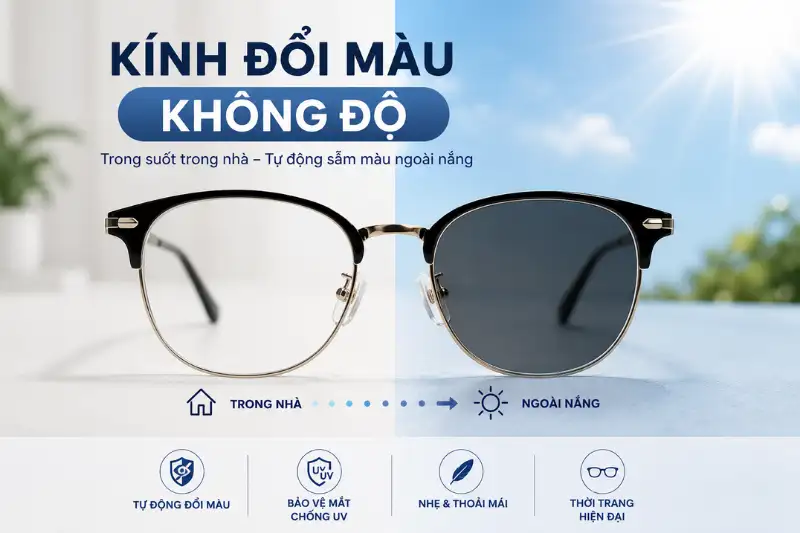 Kính đổi màu không độ loại nào tốt nhất hiện nay 1 kinh doi mau khong do loai nao tot nhat 3