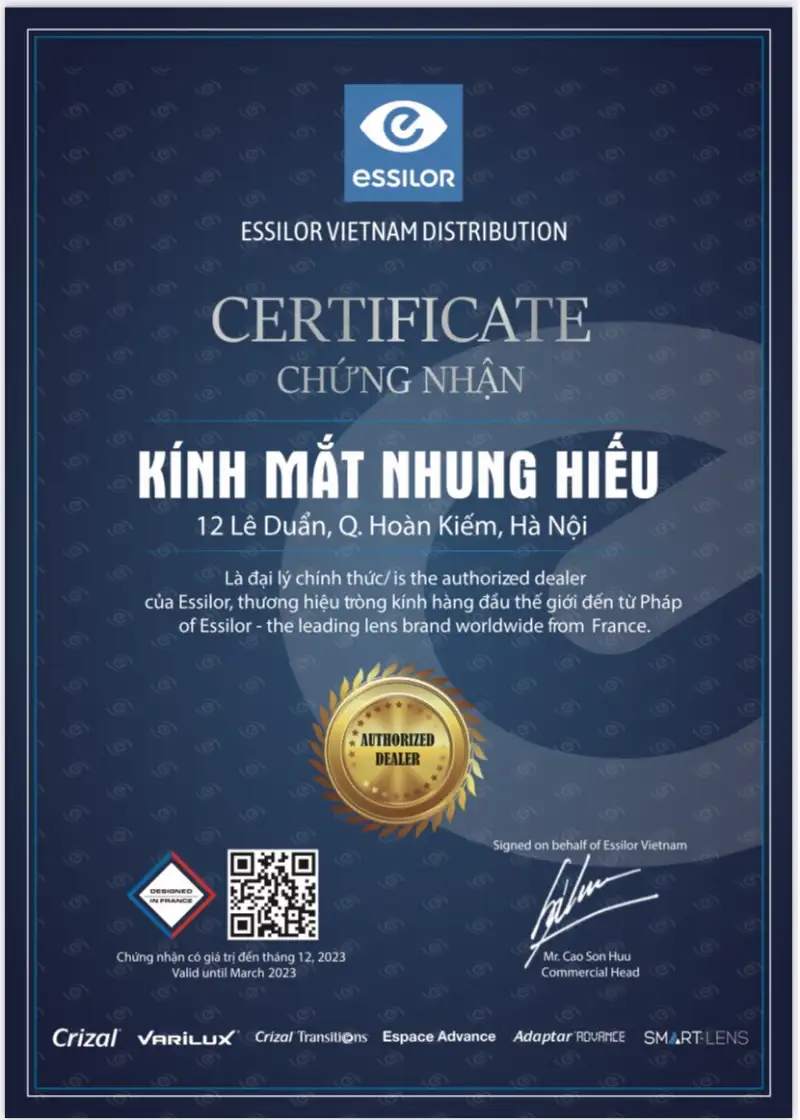 Top 7 nơi bán tròng kính chất lượng cao chính hãng tại Hà Nội 7 top 7 noi ban trong kinh chat luong cao ha noi 4