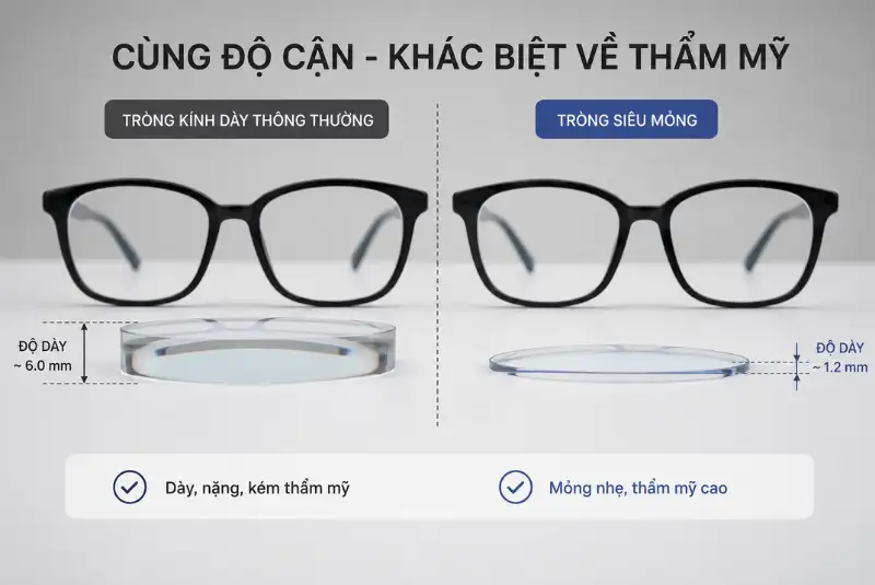 Top 7 Tròng Kính Cận Siêu Mỏng Giá Rẻ Tích Hợp Chống Ánh Sáng Xanh Và Chống UV 2 top 7 trong kinh can sieu mong gia re chong anh sang xanh uv