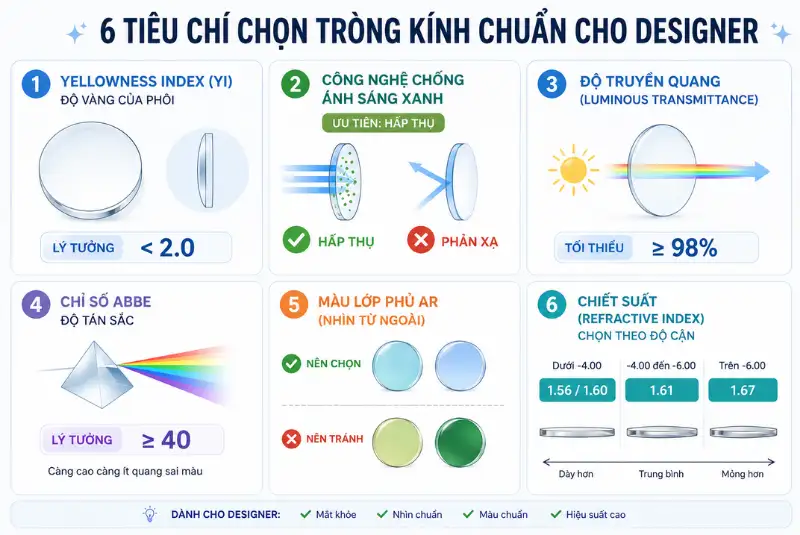 Top 6 tròng kính chống ánh sáng xanh không ám vàng dành cho dân thiết kế đồ họa 4 top 7 trong kinh chong anh sang xanh khong am vang danh cho dan thiet ke do hoa 3