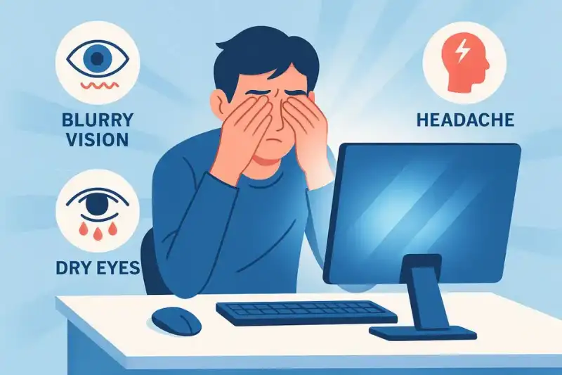 Tròng kính chống mỏi mắt cho người dùng máy tính loại nào tốt nhất hiện nay 3 trong kinh cho nguoi dung may tinh 2