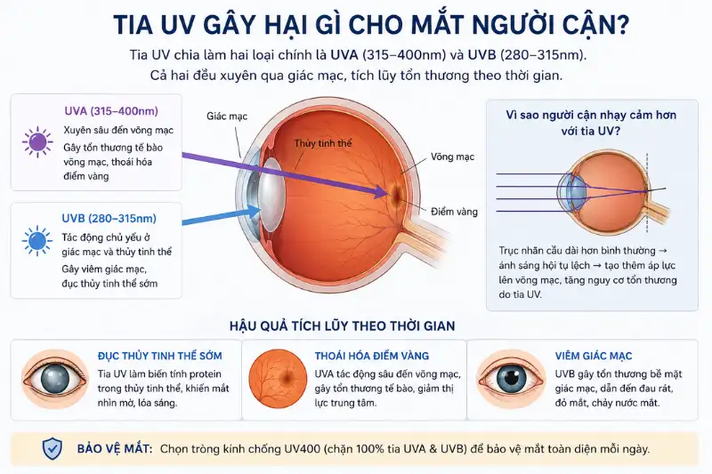 Tròng Kính Râm Cận Loại Nào Chống UV Tốt Nhất Hiện Nay? 2 trong kinh ram can loai nao chong tia uv tot nhat hien nay