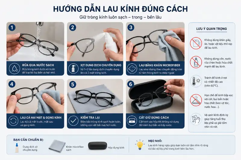 Tròng kính siêu trơn chống bám nước loại nào tốt cho người đeo kính cận đi làm hằng ngày 11 trong kinh sieu tron chong bam nuoc mua tot 6