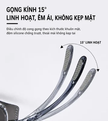 Kính cận chơi pickleball, tennis, đạp xe KAVI 219 đổi màu giảm chói, tăng tương phản giúp nhìn rõ và phản xạ nhanh trong thi đấu 33 kinh can choi pickleball tennis dap xe kavi 219 doi mau giam choi tang tuong phan 2