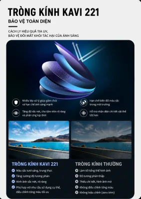 Kính chơi pickleball cho nữ KAVI 221 giảm chói, tăng độ tương phản, tăng phản xạ thi đấu 25 kinh choi pickleball nu kavi 221 giam choi tang tuong phan tang phan xa thi dau 17