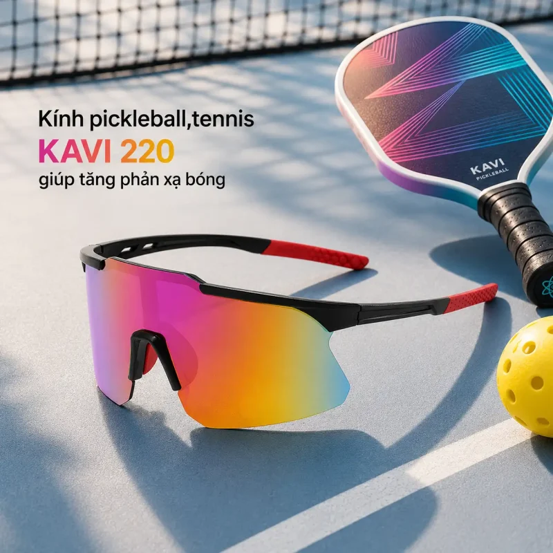 Kính pickleball KAVI 220 bảo vệ mắt tăng độ tương phản giúp phản xạ nhanh trong thi đấu chuyên nghiệp 13 kinh pickleball kavi 220 bao ve mat tang tuong phan phan xa nhanh thi dau chuyen nghiep anh bia