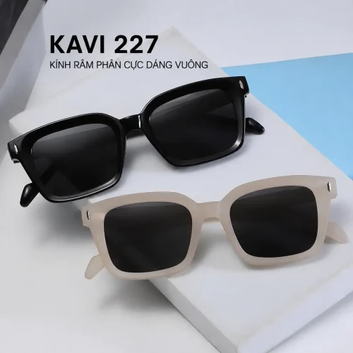 kinh ram phan cuc dang vuong kavi 227 trong kinh xanh den vang thoi trang 1